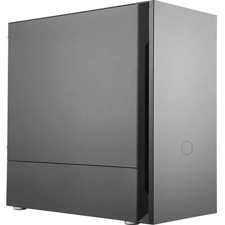 Cooler Master Silencio S400 Midi-tower PC-behuizing Zwart 2 voorgeïnstalleerde ventilators, Stoffilter, Geluidsdemping