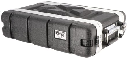 Flightcase 19 inch 2U 20cm diep - Innox GoRAX 2U8 - Multikleur