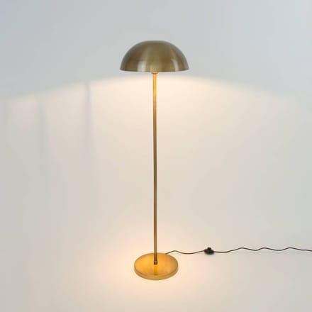 Holländer Vloerlamp Fungo, onder stralend, goud