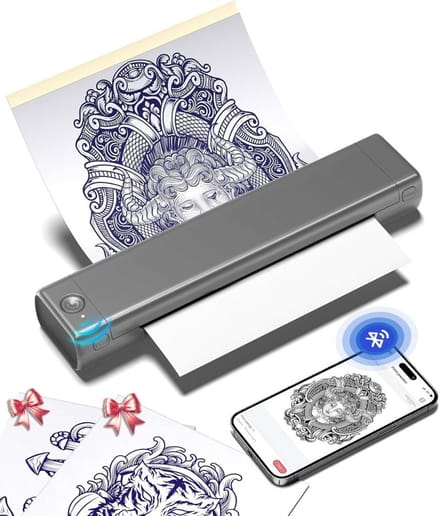 Thuys – Tattoo Stencil Printer – Thermische Printer – Tattoo Printer – 35 x 7 x 4cm – Grijs