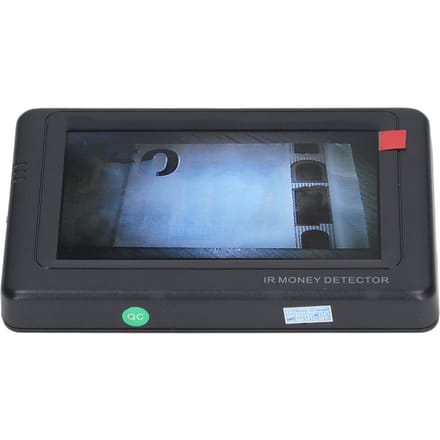 Geld Detector Machine Kleine Handheld Vervalsd Biljet Valuta Euro Dollar Russische Roebel Bankbiljet gray