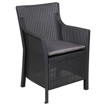 vidaXL - Fauteuil - Antracietkleurig - PP