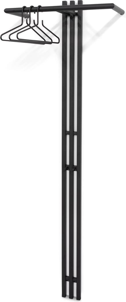Spinder Design kapstok Senza 5 - Zwart - 2 haken - Staal