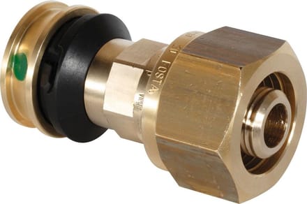 Viega Raxofix-overgangsstuk, d1 20x2,8, d2 20x2,8 siliciumbrons model 5313.8, 712655