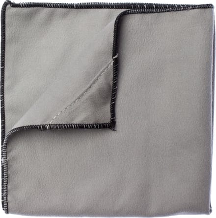 Kangaro whiteboard wisser doek - formaat 30 x 30 cm - grijs - magnetisch