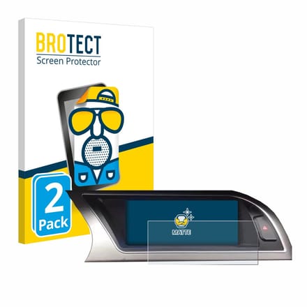 BROTECT - Screenprotector voor Audi Audi A4 B8 (2012-2015) MMI Navigation Plus 7" - Folie Beschermfolie matte 2 Stuks