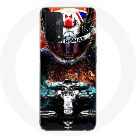 Oppo A54 5G hoesje Lewis Hamilton Mercedes 44