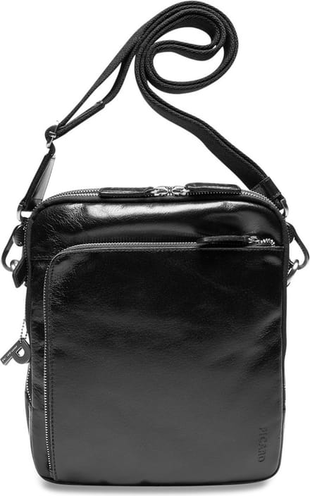 Picard Buddy 4968 Schoudertas - Crossbodytas - Buffelleer - Zwart