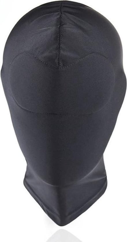 Banoch - Mask Full Black - Spandex Masker - BDSM - Zwart