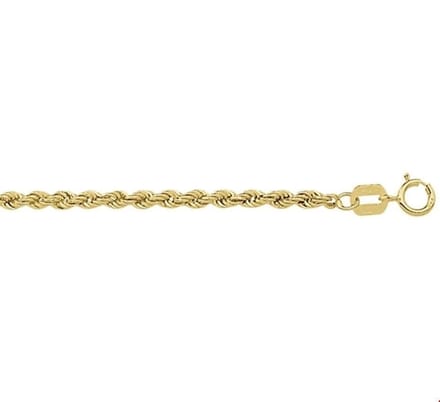 Huiscollectie 4008433 Collier Geelgoud Koord 2,0 mm