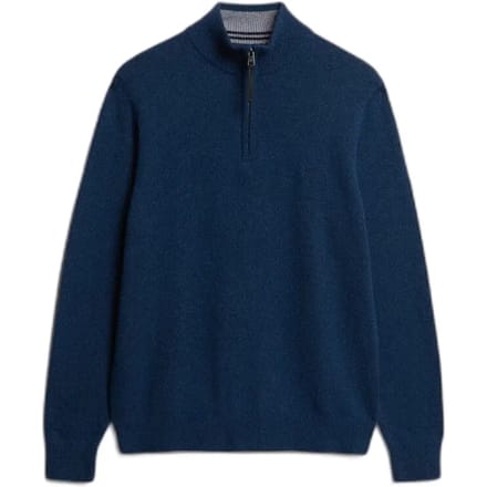 Heren trui van gemengde wol met opstaande kraag Superdry