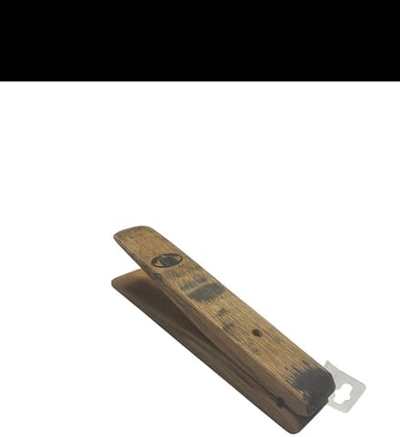 Wasknijper Hout Deco / Papierhouder / BarrelAtelier / Bureau / Stoer / Whiskyvat