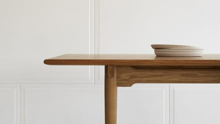 Carl Hansen & Søn CH327 Tafel - teak/eiken - 248 x 95 cm