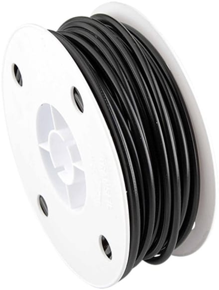 Rol 50m kabelmantel zwart Transfil 26/10 std dun voor kabel motor bromfiets