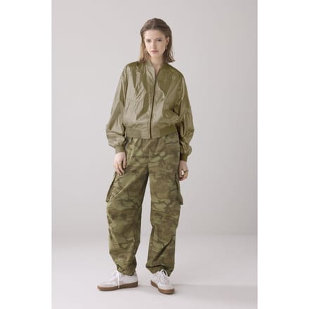 Summum Woman Bomber Metallic Combat Green Größe: M | Bomberjacken Outlet | Damen | Grün