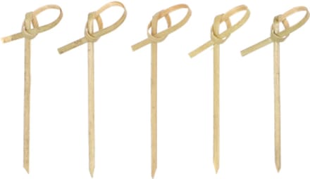 15x 40 Fingerfood prikkers pure 6 cm Knot