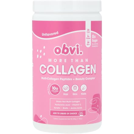 Obvi, Morethan Collagen, Peptides de Collagène Multiples + Complexe Beauté, Sans Saveur, 11,96 oz (339 g)