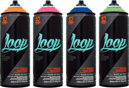 Spuitbussen Set - Kleur Bussen - Creatief Gebruik - Sneldrogend Mat - 400 ml - Oranje Groen Blauw Roze
