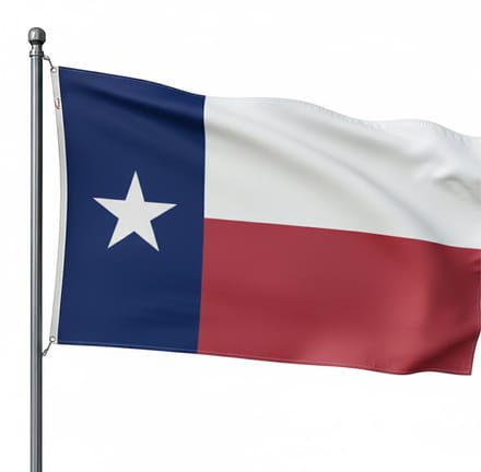 Trasal - vlag Texas - texaanse vlag - 150x90cm