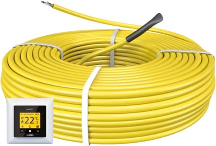 Magnum cable elektrische vloerverwarming set 1250W 73,4 m met WiFi thermostaat wit