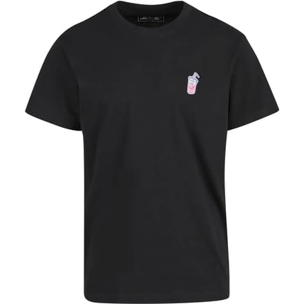 Mister Tee - Good Vibes Drink EMB Heren Tshirt - M - Zwart