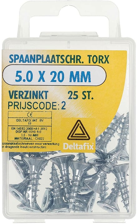 Deltafix - Sp.pl.schr.torx 5,0x20mm vz 25st