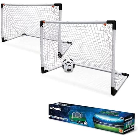 Buitenspellen set van 2 minivoetbaldoelen Mondo Spa