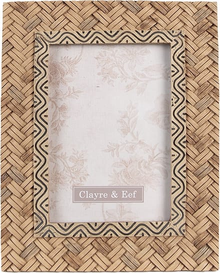 Clayre & Eef Fotolijst 10x15 cm Bruin Polyresin