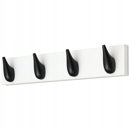 Moderne Wandkapstok met 4 Haken - Stijlvol en Praktisch