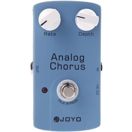 JOYO JF-37 ANALOG CHORUS Effectpedaal voor elektrische gitaar met True Bypass gray