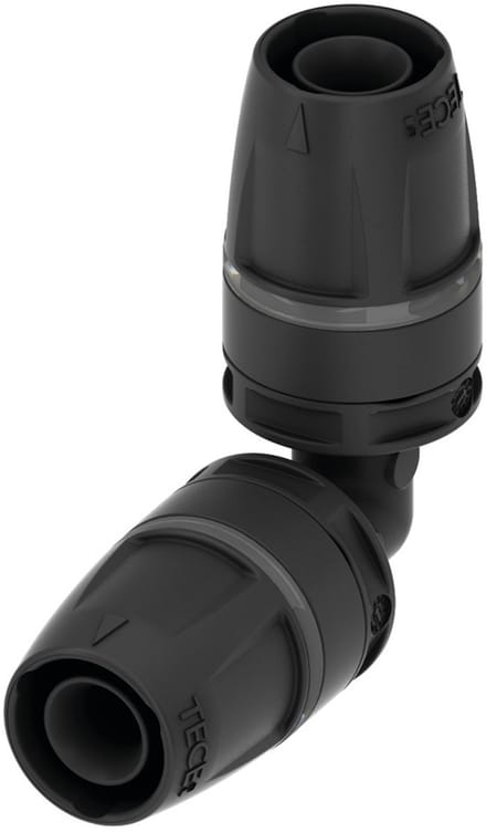 TECE TECElogo-Push knie 90°, PPSU, afmeting 16 x 16, 8710716