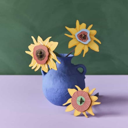 Studio Roof Artist's Bouquets Van Gogh Sunflowers