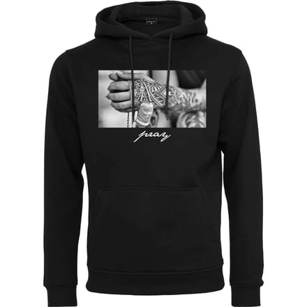 Mister Tee - Pray 2.0 Hoodie/trui - M - Zwart