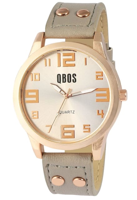QBOS QBOS Unisex horloge Mineralglas