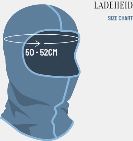 Ladeheid Kinderen Balaclava Helmmuts - Winter Muts Face Mask - Polyester - LA-LA40-200-BA - Zwart - Eén maat