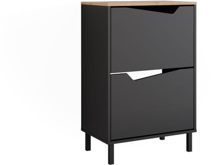 Vicco Marelle Schoenklaprek – 60 x 91.6 cm met 2 compartimenten Antraciet/Artisan