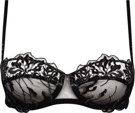 Lise Charmel - Nuits Chics - Balconette BH - blauw/zilver - ACH3035B - EU 85C / FR 90C