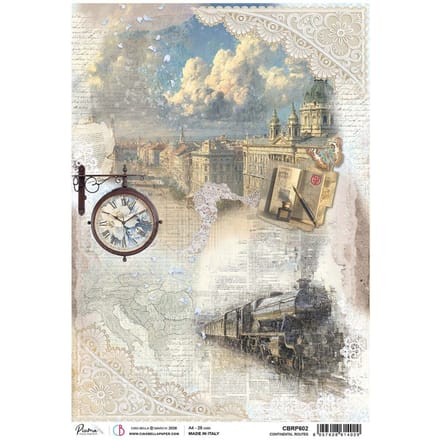 Motief strozijde "Eastern Journey - Continental Routes"