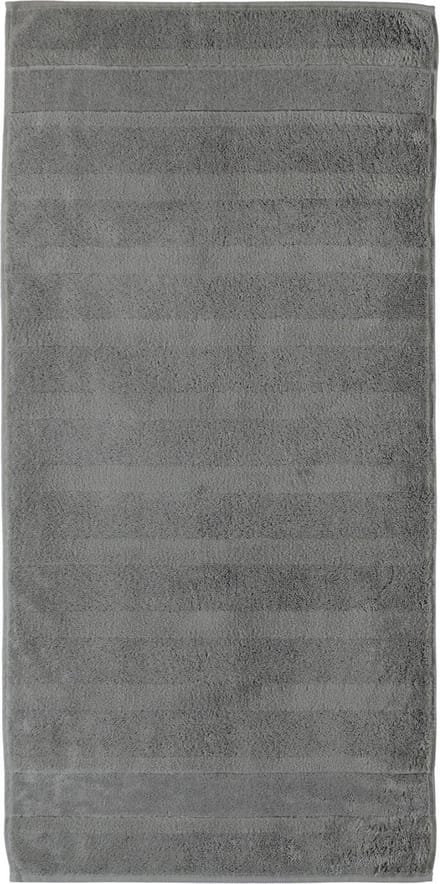 CAWÖ Noblesse² Uni Badhanddoek - Grafiet - 50x100