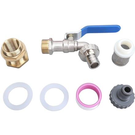 Regenton Kraan Set Professioneel Messing Efficiënt Bespaar Energie Water Emmer Kraan voor Regenwater 3/4 with Filter
