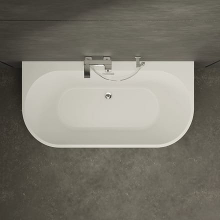 SPALINA - Vrijstaand bad - Naos 160 blanche, 160 x75 x58 cm, Wit