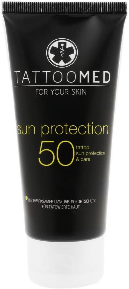 TattooMed - Sun Protection - SPF50 - Zonnebrandcreme voor getattoeëerde Huid - 100ml