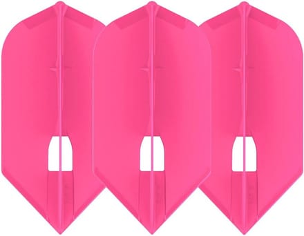 Professionele Dartflights Slim Roze voor Strakke Setups
