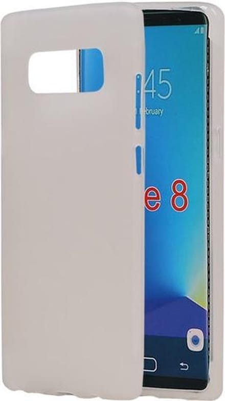 BestCases.nl Samsung Galaxy Note 8 TPU back case hoesje Wit