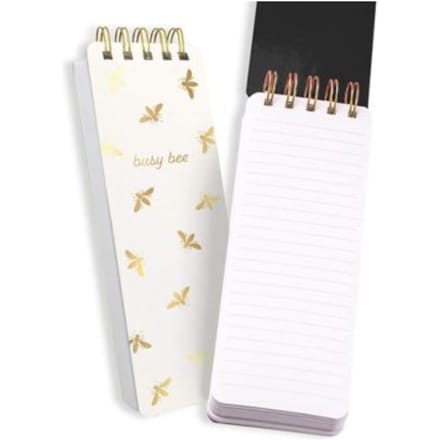 Eccolo notitieblok - spiraal - Busy Bee - lijn - ca.8x23cm - EC-Q601U