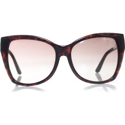 Bruine oversized Carli zonnebril