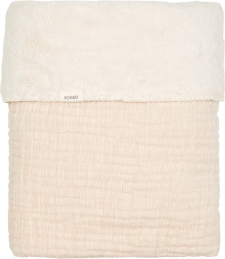 Koeka wiegdeken teddy Rivoli warm white 75x100