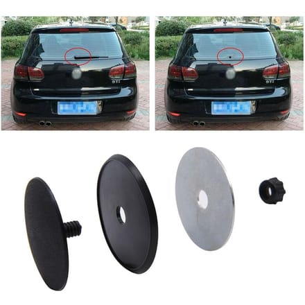 Achterruitwisser verwijder kit auto waterdichte blokkade plug dop 32mm / 1.26in gray