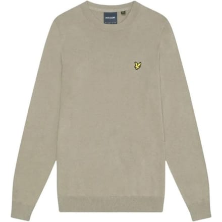 Lyle & Scott salie uniform bruine pull-over trui met ronde hals