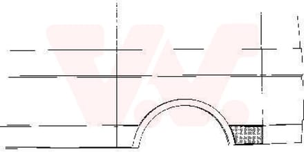 Van Wezel - ACHTER SCHERM VOOR VW LT 1982-1996 ARC133874VWAN
